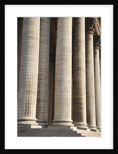 Columns of Pantheon in Paris by Anonymous