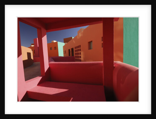 Colorful Architecture in Cabo San Lucas by Anonymous