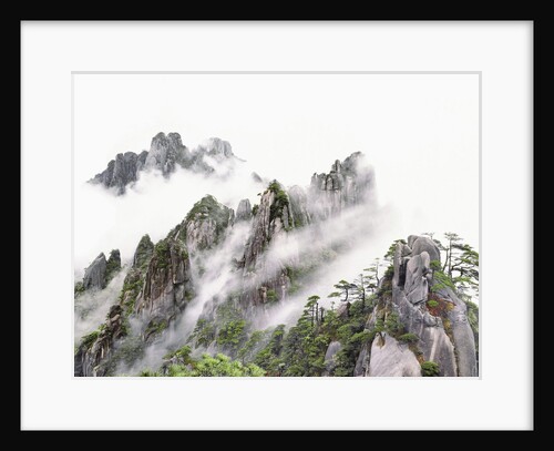 Mist Over Sanqing Mountain in China by Anonymous