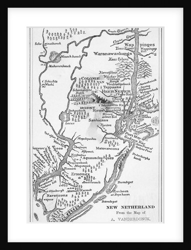 Early New York Map by Anonymous