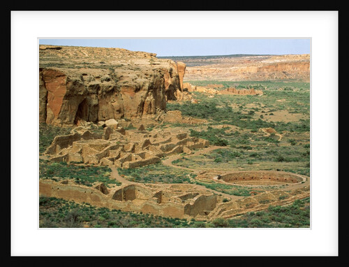 Chaco Canyon Ruins by Anonymous