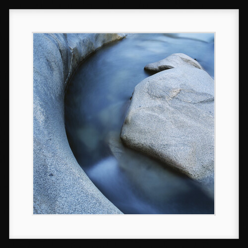River Flowing Through Rocks by Anonymous
