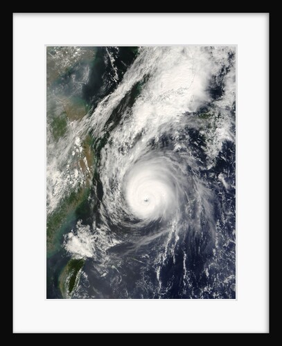 Category Four Hurricane Nari Over East China Sea by Anonymous