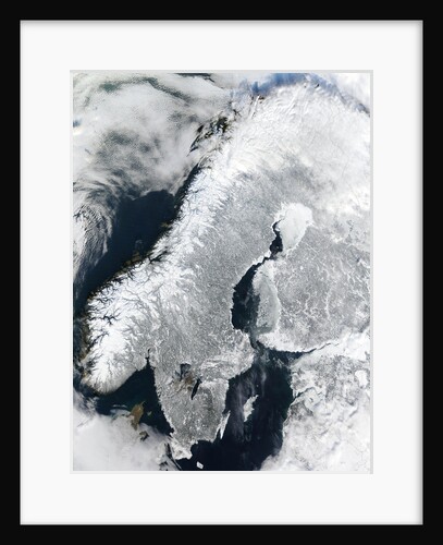 Scandinavian Peninsula in Winter by Anonymous