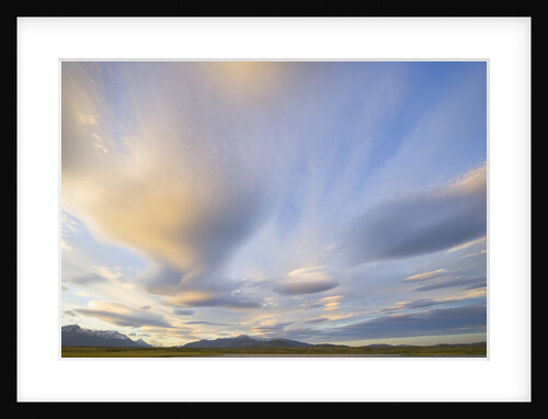 Wavy Lenticular Clouds Over Mountains by Anonymous