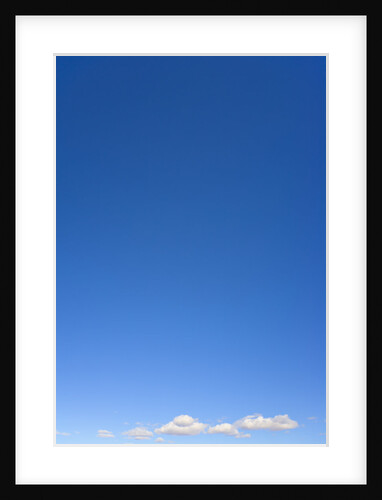 Small Cumulus Clouds in Blue Sky by Anonymous