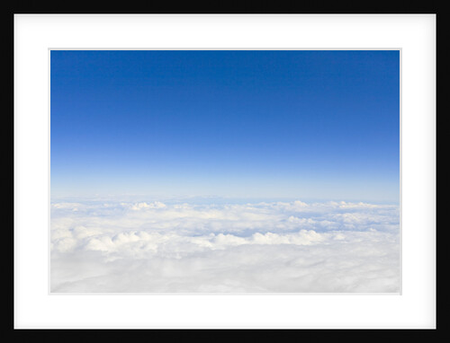 Thick Cumulus Clouds Below Clear Sky by Anonymous