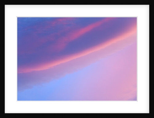 Lenticular Clouds at Sunset by Anonymous