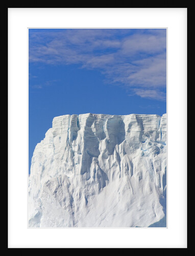 Tabular Iceberg with Steep Walls by Anonymous
