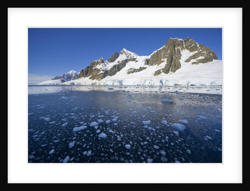 Snowy Mountains on Coast by Anonymous