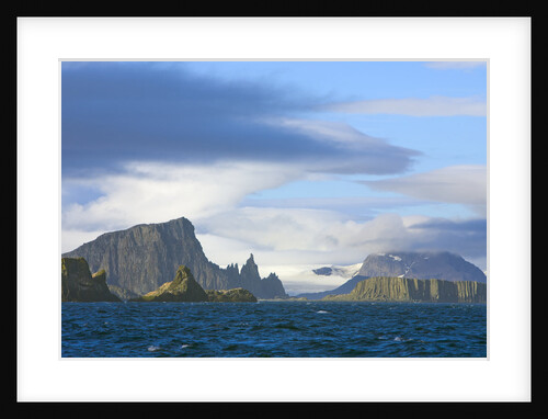 Dramatic Mountain Range Rising from Coast by Anonymous
