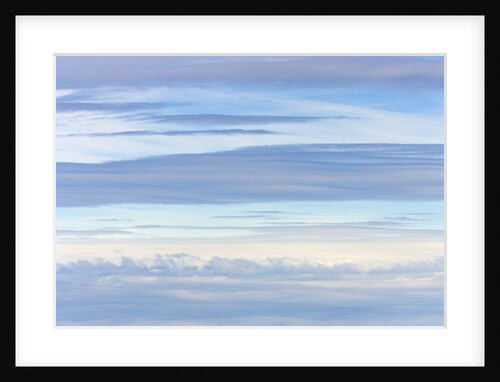 Layered Clouds Above the Antarctic Peninsula by Anonymous
