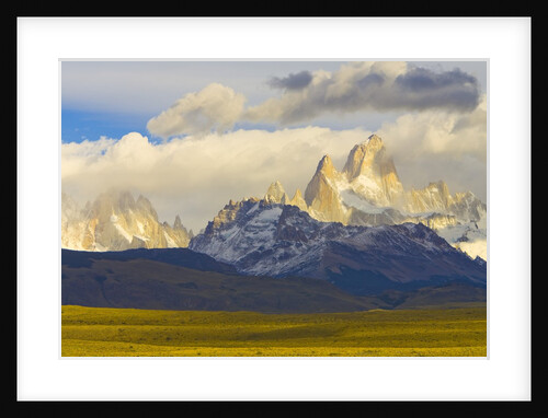 Colorful Cumulus Clouds Above Fitzroy Massif at Sunrise by Anonymous
