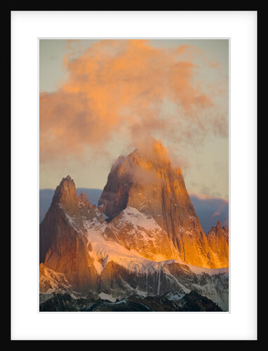 Pink Cumulus Clouds Above Fitzroy Massif by Anonymous