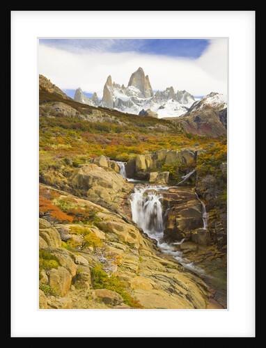 Waterfalls Cascading over Rocks near Fitzroy Range by Anonymous