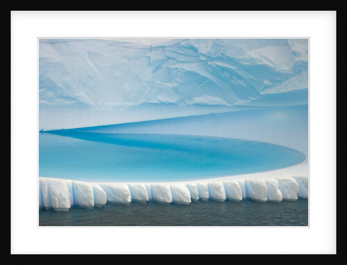 Stranded Iceberg in Shallow Bay Near Boothe Island by Anonymous