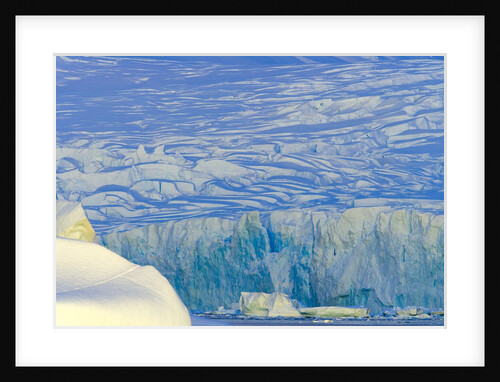 Wiggins Glacier Descending into Sea by Anonymous