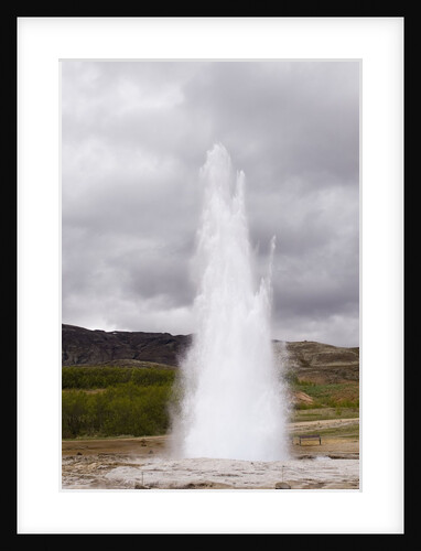 Strokkur Geyser Erupting by Anonymous