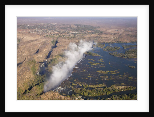Victoria Falls on the Border of Zambia and Zimbabwe by Anonymous