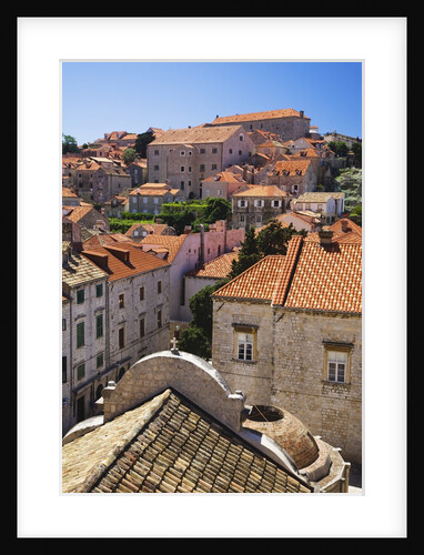 Red Terracotta Rooftops in Dubrovnik by Anonymous