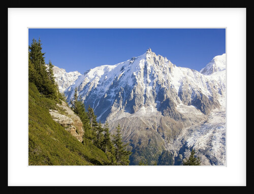 Aiguilles de Mont Blanc, Aguilles du Midi and Glacier des Bosson by Anonymous