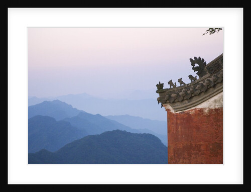 Taoist Temple in Mountain Landscape by Anonymous