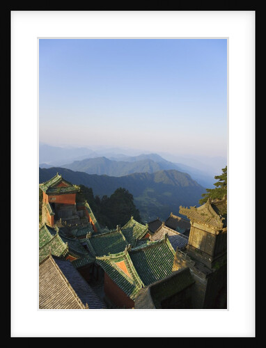 Taoist Temple in Mountain Landscape by Anonymous