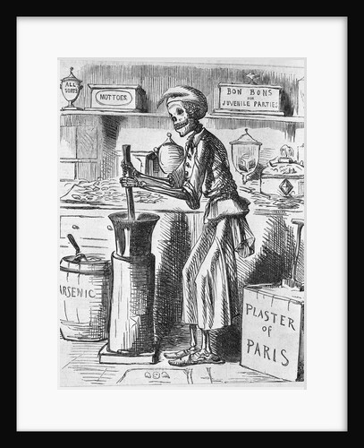 Illustration of Death Making Poison Candy by Anonymous