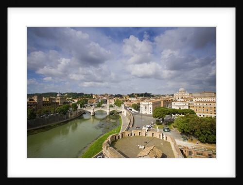 View of Rome from Castel Sant'Angelo by Anonymous