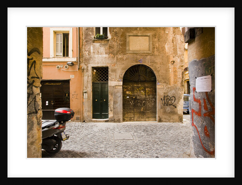 Cappellari Street near Campo dei Fiori. by Anonymous