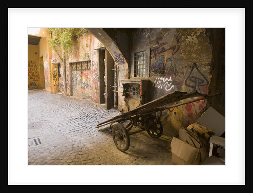 Cappellari Street near Campo de' Fiori. by Anonymous