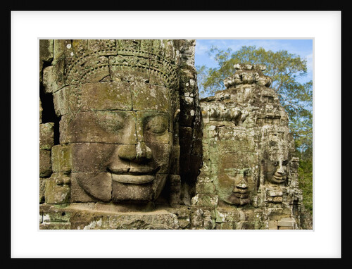 Detail of Face on Bayon Temple by Anonymous