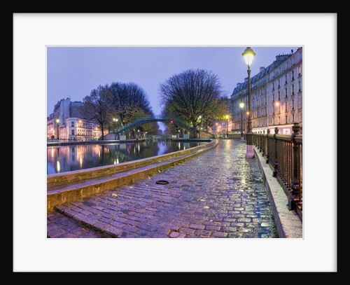 Quai de Valmy on Canal St.-Martin by Anonymous