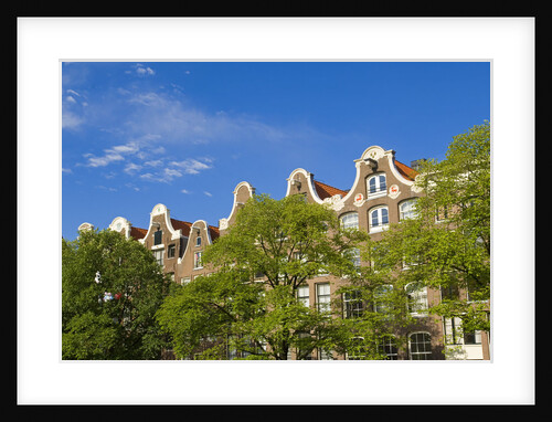 Buildings along Prinsengracht by Anonymous
