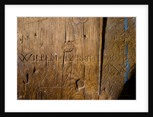 Historical Graffiti in Westerkerk by Anonymous
