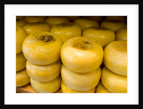 Stacks of Cheese by Anonymous