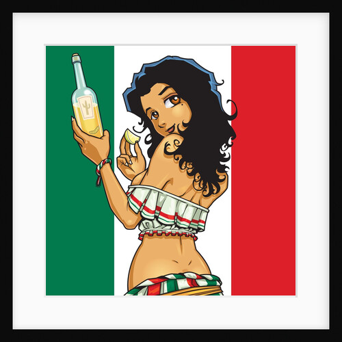 Anime Tequila Girl by Anonymous