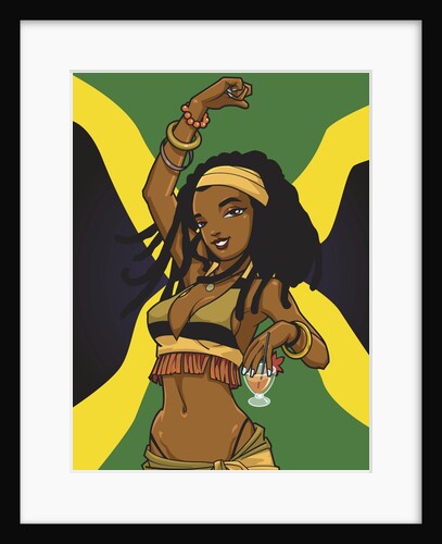 Jamaican Anime Girl by Anonymous