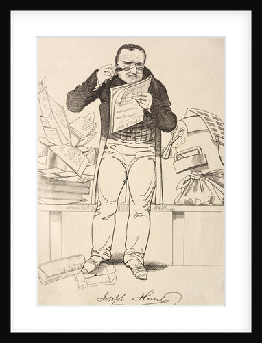 Portrait of Joseph Hume by Anonymous
