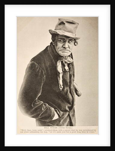 Portrait of Fictional Character Bill Skyes by Anonymous