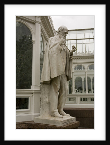 Charles Darwin Statue at Sefton Park Palm House by Anonymous