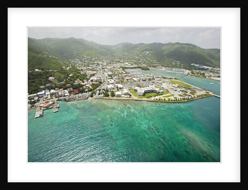 Road Town on Tortola in British Virgin Islands by Anonymous
