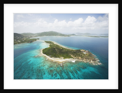 Buck Island and Tortola in British Virgin Islands by Anonymous