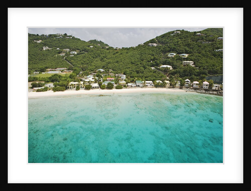 Beach Houses on North Shore of Tortola by Anonymous