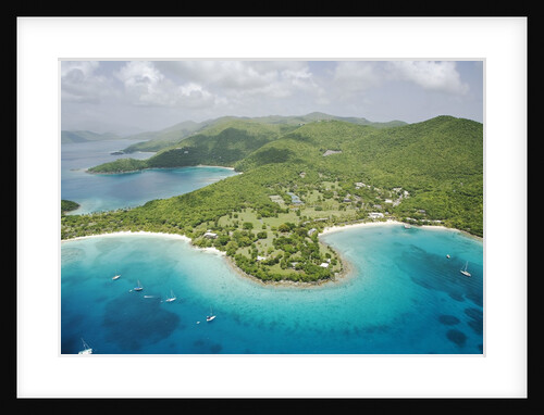 Aerial View of Caneel Bay Resort on St. John by Anonymous
