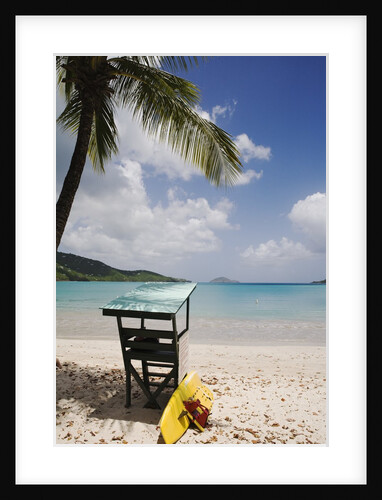 Lifeguard Station on Beach on Magens Bay by Anonymous