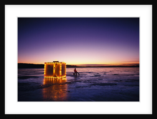 Ice Fisherman by Anonymous