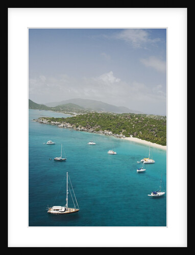 Sailboats on South End of Virgin Gorda by Anonymous