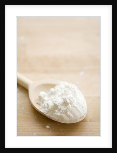 Flour on Wooden Spoon by Anonymous
