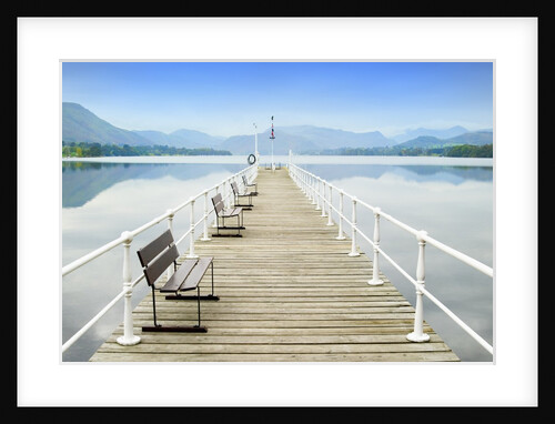 Pier on Ullswater in Lake District National Park by Anonymous